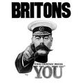 English World War I propaganda poster featuring Lord Kitchener Poster Print