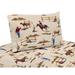 Sweet Jojo Designs Wild West Cowboy Animal Print Sheet Set Microfiber/Polyester | 96 H x 66 W in | Wayfair TwinSheets-WildWest