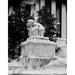 USA Washington State Washington D.C. statue on steps of National Archive building Poster Print (24 x 36)