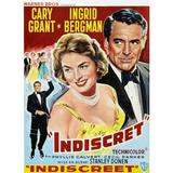 Indiscreet (Aka Indiscret) L-R: Cary Grant Ingrid Bergman Cary Grant On Belgian Poster Art 1958 Movie Poster Masterprint (11 x 17)