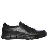 Skechers Women's Work: Relaxed Fit - Eldred SR Sneaker | Size 11.0 Wide | Black | Leather/Synthetic/Textile