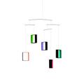 Flensted Mobiles Mobile, Steel, Black/Multicoloured, 60x45 cm