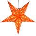 Hometown Evolution, Inc. Solid Paper Star Light in Orange | 24 H x 24 W x 10 D in | Wayfair S234