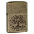 Zippo Windproof Lighter | Metal Long Lasting Zippo Lighter | Best with Zippo Lighter Fluid | Refillable Lighter | Perfect for Cigarettes Cigars Candles | Pocket Lighter Starter | Tree of Life