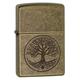 Zippo Windproof Lighter | Metal Long Lasting Zippo Lighter | Best with Zippo Lighter Fluid | Refillable Lighter | Perfect for Cigarettes Cigars Candles | Pocket Lighter Starter | Tree of Life