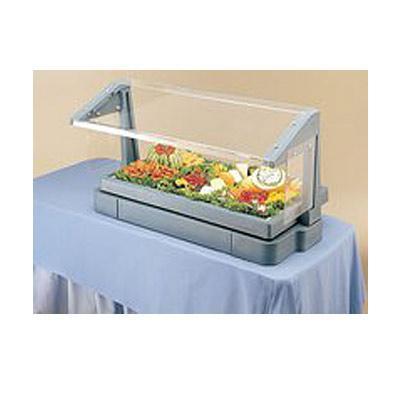 Cambro Tabletop Salad Bar with Sneeze Guard Navy Blue, 6