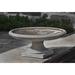 Campania International Montebello Birdbath Concrete, Copper in Blue/Black | 10.75 H x 25 W x 25 D in | Wayfair B-175-AL