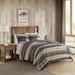 Woolrich Winter Plains Taupe/Brown/Tan Cotton Reversible Modern & Cotemporary 3 Piece Quilt Set Cotton in Brown/Gray | Full/Queen | Wayfair