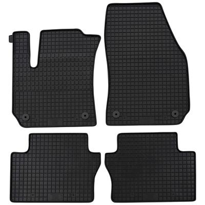 PETEX Fußmattensatz schwarz - vorbereitet für Befestigungssystem OPEL 59110A Image