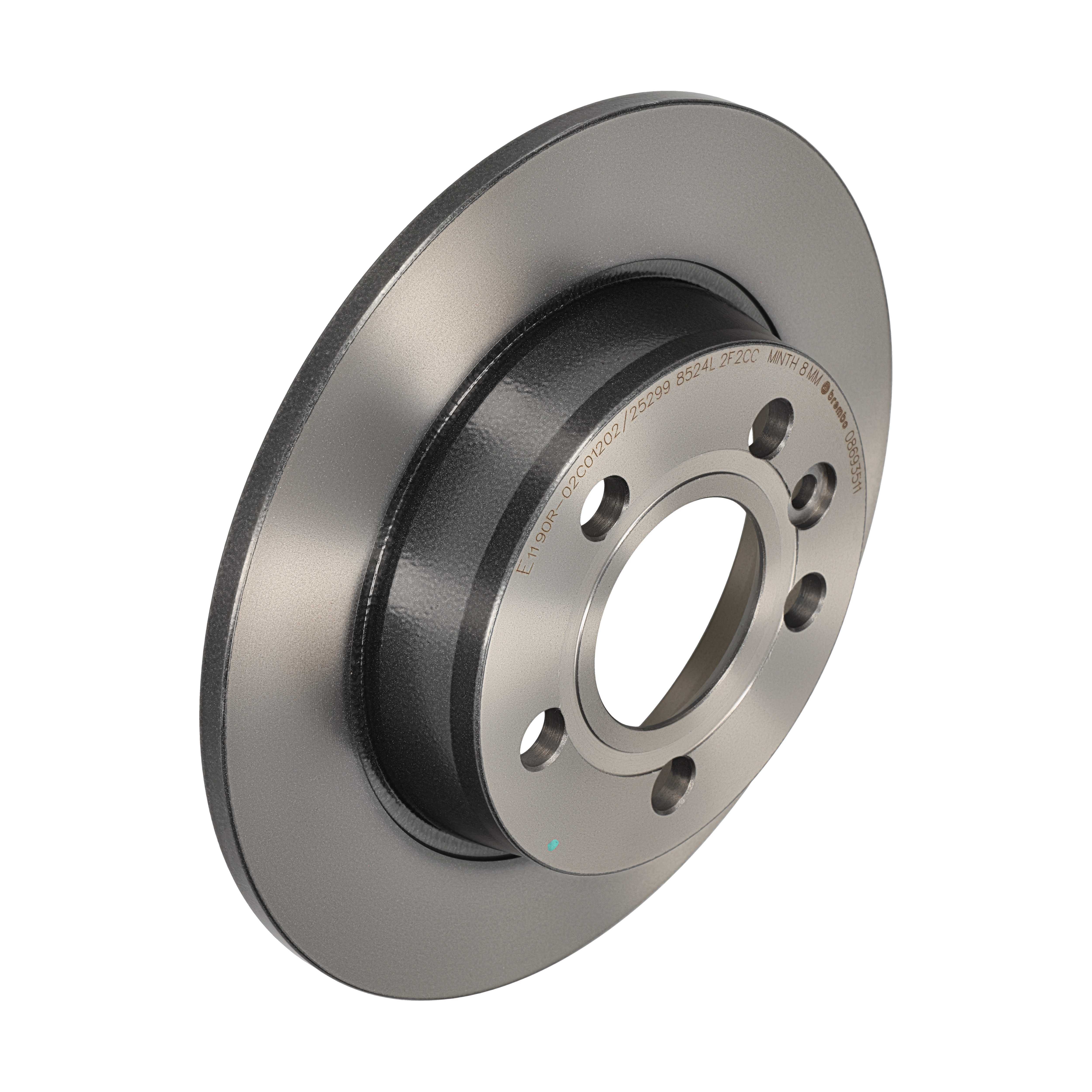 BREMBO Bremsscheibe 08693511 268mm 10mm für Ford VW Image