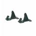 Plow & Hearth Fireback Feet Iron in Gray | 6.5 H x 2.5 W x 4 D in | Wayfair 11424