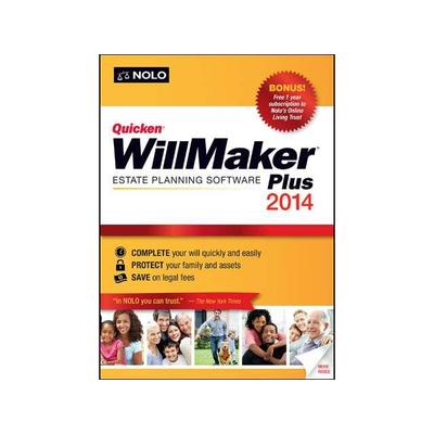 Nolo Press Quicken Willmaker Plus 2014 (Full Product)