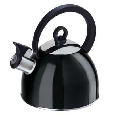 Oggi Whistling Kettle with Nylon Stay Cool Handle - Black