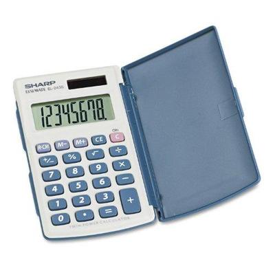 Sharp Sharp - EL-243SB Solar Pocket Calculator - 8-Digit LCD