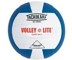 Tachikara SVMNC.RYW Volley-Lite Volleyball - Royal-White