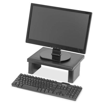 DAC Technologies Height Adjustable LCD/TFT Monitor Riser (Up to 66lb LCD Monitor - Black)