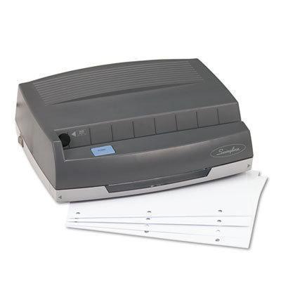 Swingline 9800350 Electric 3-Hole Punch Med Duty 50 Sht 13inx10-5/8inx4in GY