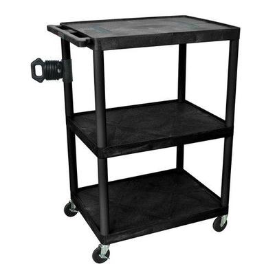 H. Wilson Endura Av Cart 3 Shelves LE48-B LE48B