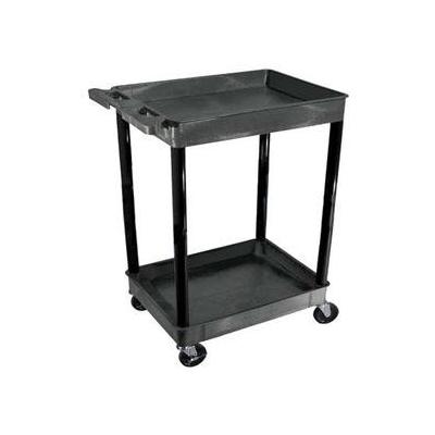 H. Wilson Large Tub Cart 2 Shelves TC11-B TC11B