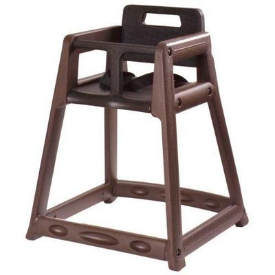 Central Tools Specialties 850BRN-KD Brown Plastic 28" High Chair