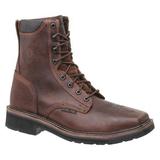 JUSTIN ORIGINAL WORKBOOTS SE682 Size 9 Men's 8 in Work Boot Steel Work Boot,