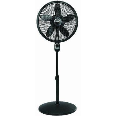 Lasko 1843 Remote Control Cyclone Pedestal Fan, 18-Inch, Black