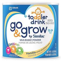 Similac Go & Grow by Similac Milk Based Vanilla Flavored Toddler Drink, 24 oz, (Pack of 4)