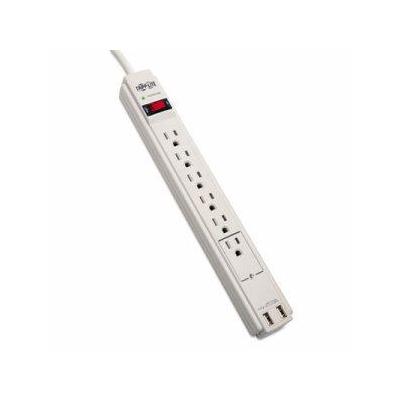 Tripp Lite Protect It! Surge Suppressor 6 Outlets 6' Cord Gray