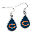 WinCraft Chicago Bears Tear Drop Dangle Earrings