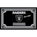 Las Vegas Raiders Embossed Door Mat