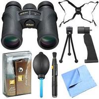 Nikon 7549 Monarch 7 Binoculars 10x42 Explorer Bundle