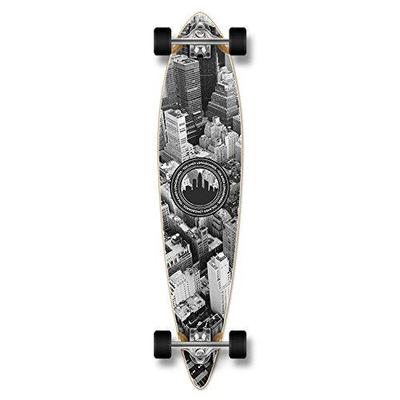 Epic Special Graphic Complete Longboard PINTAIL skateboard w/ 70mm wheels ( York)