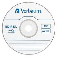 Verbatim 25PK BD-R DL 6X 50GB W/ BRANDED SURFACE SPINDLE