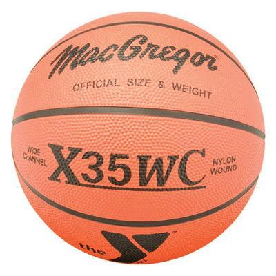 MacGregor Normalteile Macgregor X35Wc Rubber Basketball W/Ymca Logo - Official Size (29.5"") only
