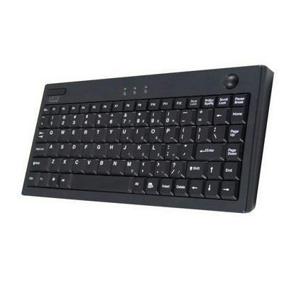Adesso Akb310ub - Mini Trackball Keyboard 800dpi