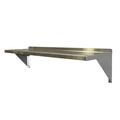 Prairie View WS1284SS Stainless Steel Wall Mount Shelf - 12 x 12 x 84 in.