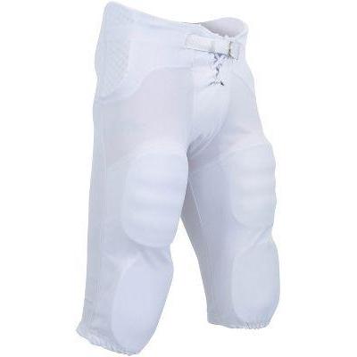 Champro Football America Adult Integrated Football Pants - White - FPCAW