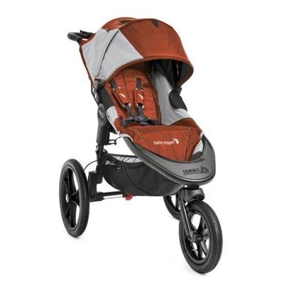 Baby Jogger 2016 Summit X3 Single Stroller, Orange/Gray