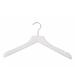 NAHANCO Concave Wooden Jacket Hanger for Dress/Shirt/Sweater Wood in White | 9 H x 17 W in | Wayfair 23917HU