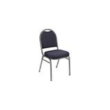 National Public Seating Series 9200 Dome-Back Stacker Chair - Frame: Silvervein, Upholstery: Vinyl - screenshot. Chairs directory of Office Furniture.