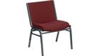 Flash Furniture Belnick Hercules Series Big and Tall Extra Wide Fabric Stack Chair, Burgundy