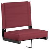 Flash Furniture Game Day Seats by Flash with Ultra-Padded Seat, Maroon screenshot. Chairs directory of Office Furniture.