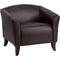 Flash Furniture HERCULES Imperial Series Brown Leather Chair, 111-1-BN-GG, 111 1 BN GG, 1111BNGG 111