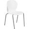 Flash Furniture HERCULES Series 551 lb. Capacity White Stack Chair, RUT-3-WH-GG, RUT 3 WH GG, RUT3WH