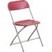 Flash Furniture HERCULES Series 800 lb. Capacity Premium Red Plastic Folding Chair, LE-L-3-RED-GG