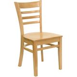 Flash Furniture Hercules Series Natural Wood Finished Ladder Back Wooden Restaurant Chair - Flash Fu screenshot. Chairs directory of Office Furniture.