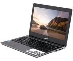 Acer C720-2848 Grey 11.6" Chromebook (1.4 GHz Intel Celeron 2955U, 2 GB DDR3, 16 GB SSDD, Intel HD G