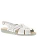 Softspots Women's Tela Sling - 6 White Sandal B