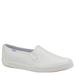 Keds Women's Champion Leather Slip-On - 7 White Slip On A2