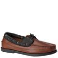 Life Outdoors Men's Two-Eyelet Boat Shoe - 14 Brown Slip On D